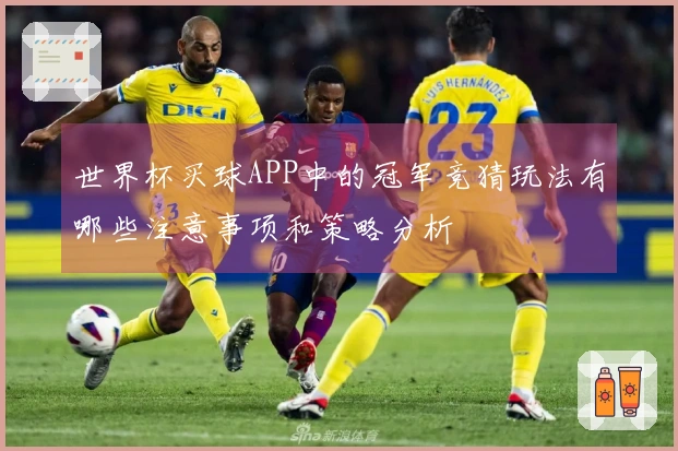 世界杯买球APP中的冠军竞猜玩法有哪些注意事项和策略分析