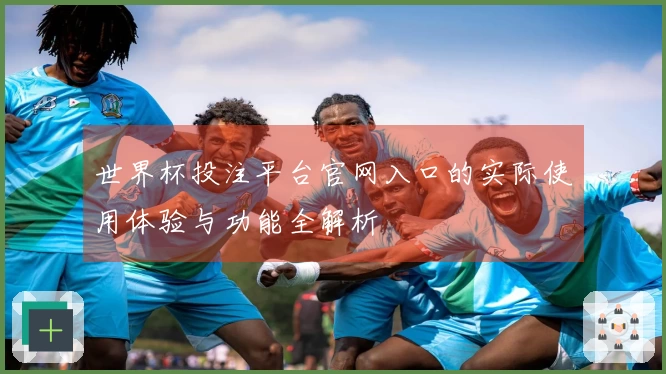 世界杯投注平台官网入口的实际使用体验与功能全解析