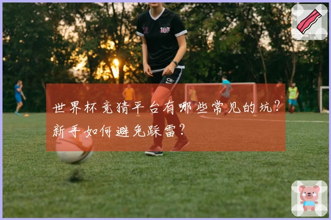 世界杯竞猜平台有哪些常见的坑？新手如何避免踩雷？